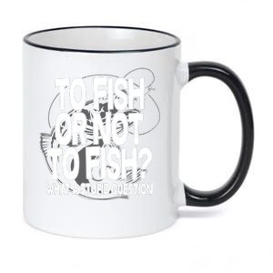 To Fish or Not To Fish? What A Stupid Question 11oz Black Color Changing Mug