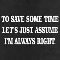 To Save Time Let's Assume I'm Always Right Crop Fleece Hoodie