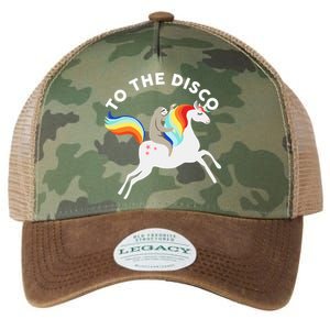 To The Disco Funny Sloth Unicorn Legacy Tie Dye Trucker Hat