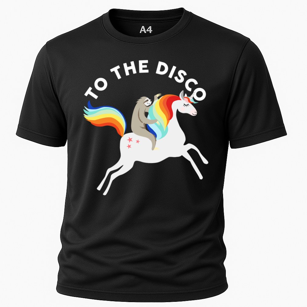 To The Disco Funny Sloth Unicorn Performance Shirt