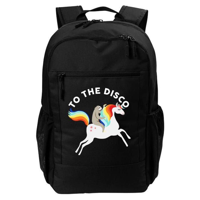 To The Disco Funny Sloth Unicorn Backpack