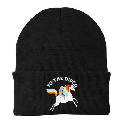 To The Disco Funny Sloth Unicorn Beanie