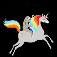 To The Disco Funny Sloth Unicorn 16oz Travel Tumbler