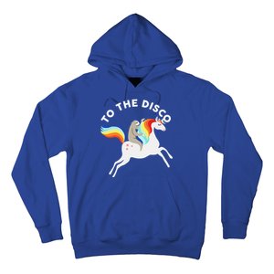 To The Disco Funny Sloth Unicorn Hoodie