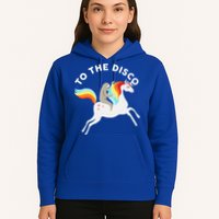 To The Disco Funny Sloth Unicorn Hoodie