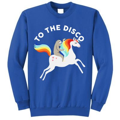 To The Disco Funny Sloth Unicorn Sweatshirt