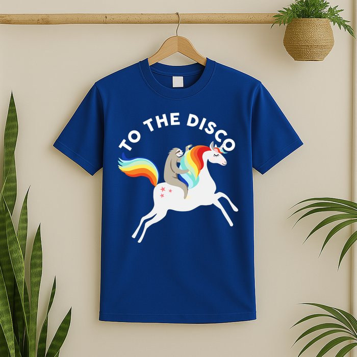 To The Disco Funny Sloth Unicorn T-Shirt