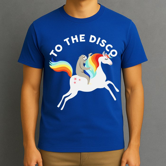 To The Disco Funny Sloth Unicorn T-Shirt