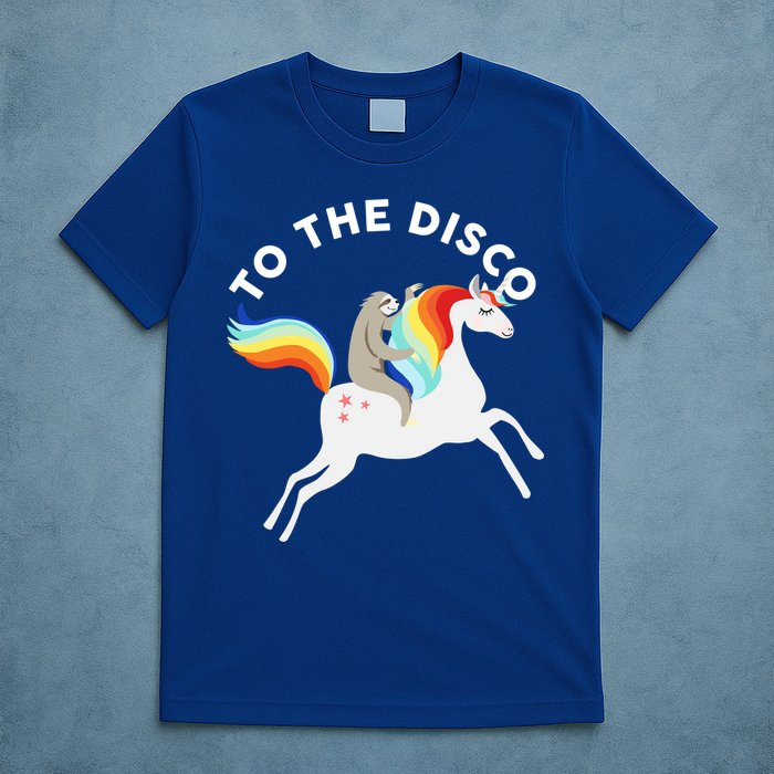 To The Disco Funny Sloth Unicorn T-Shirt