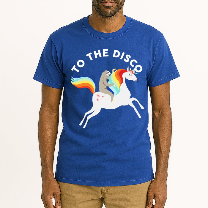 To The Disco Funny Sloth Unicorn Tall T-Shirt