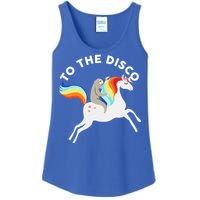 To The Disco Funny Sloth Unicorn Ladies Essential Tank