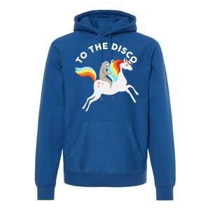 To The Disco Funny Sloth Unicorn Premium Hoodie