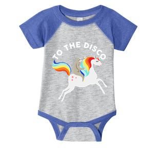 To The Disco Funny Sloth Unicorn Infant Baby Jersey Bodysuit