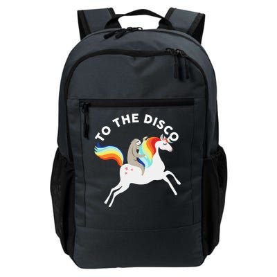 To The Disco Funny Sloth Unicorn Daily Commute Backpack