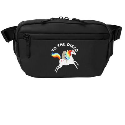 To The Disco Funny Sloth Unicorn Crossbody Pack