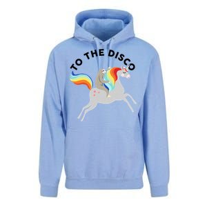 To The Disco Funny Sloth Unicorn Unisex Surf Hoodie