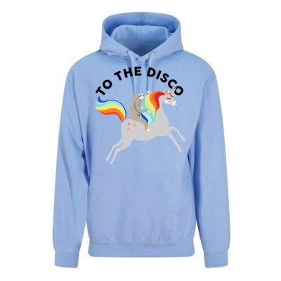 To The Disco Funny Sloth Unicorn Unisex Surf Hoodie