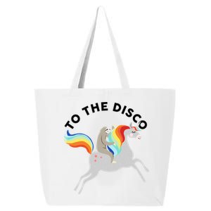 To The Disco Funny Sloth Unicorn 25L Jumbo Tote