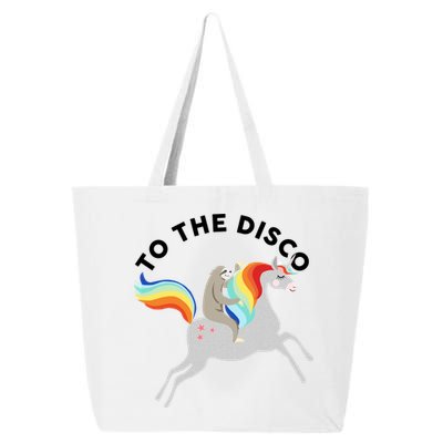 To The Disco Funny Sloth Unicorn 25L Jumbo Tote