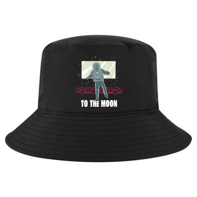 To The Moon Astronaut Movie Theatre Cool Comfort Performance Bucket Hat