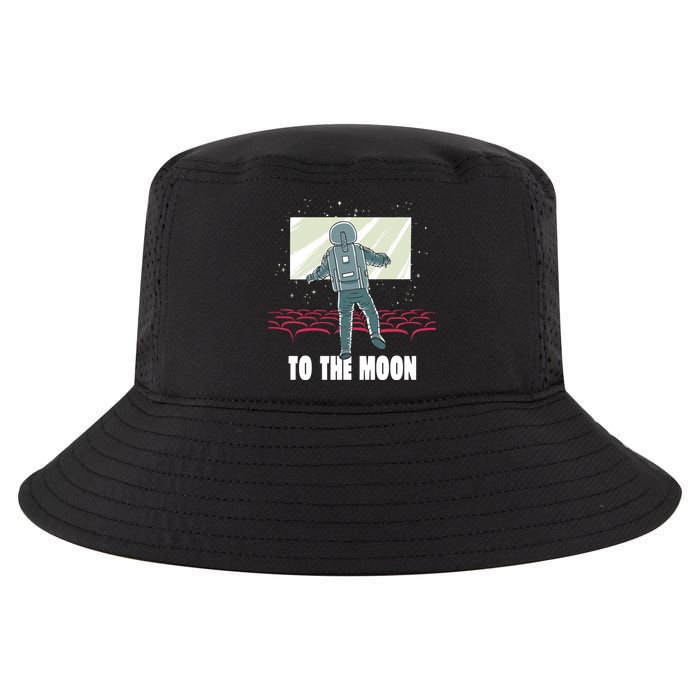 To The Moon Astronaut Movie Theatre Cool Comfort Performance Bucket Hat