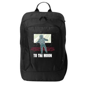 To The Moon Astronaut Movie Theatre City Backpack