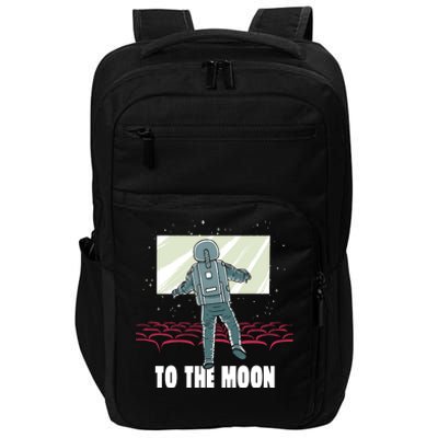 To The Moon Astronaut Movie Theatre Impact Tech Backpack