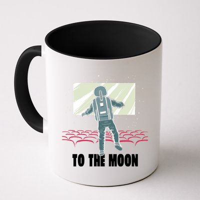 To The Moon Astronaut Movie Theatre Mug