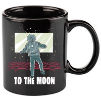To The Moon Astronaut Movie Theatre 11oz C Handle Ceramic Mug