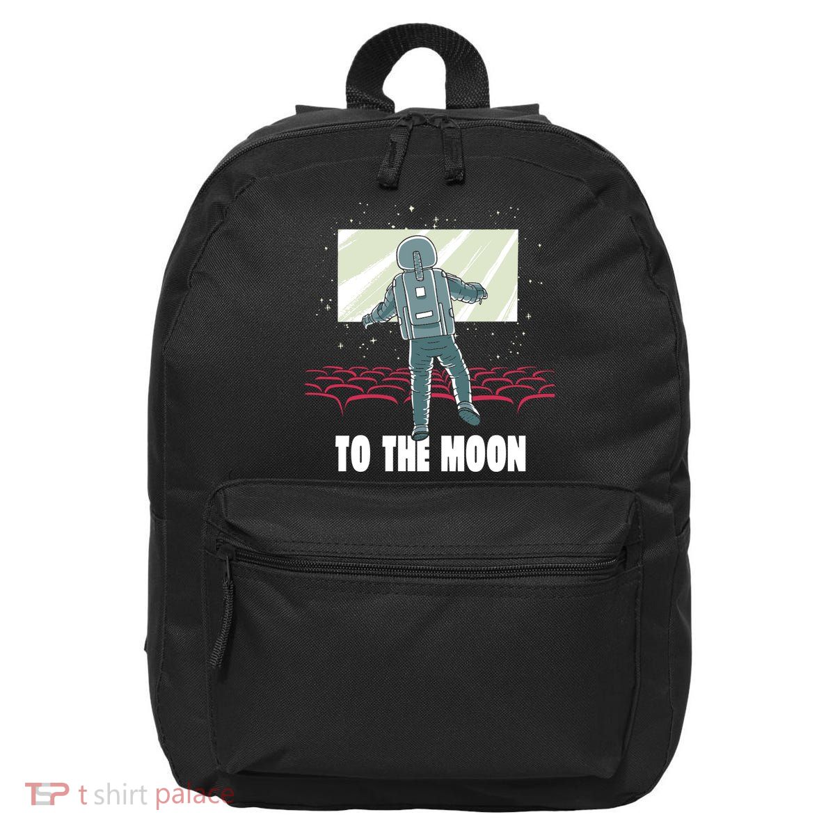 To The Moon Astronaut Movie Theatre 16 in Basic Backpack