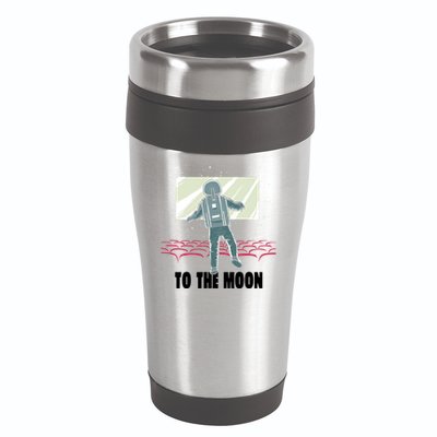To The Moon Astronaut Movie Theatre 16oz Travel Tumbler