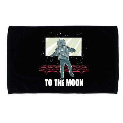 To The Moon Astronaut Movie Theatre Microfiber Hand Towel