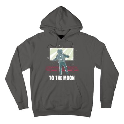 To The Moon Astronaut Movie Theatre Hoodie