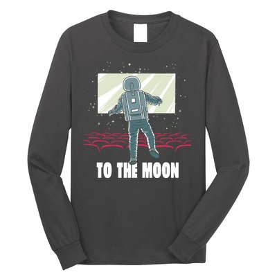 To The Moon Astronaut Movie Theatre Long Sleeve Shirt