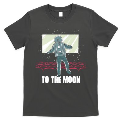 To The Moon Astronaut Movie Theatre T-Shirt