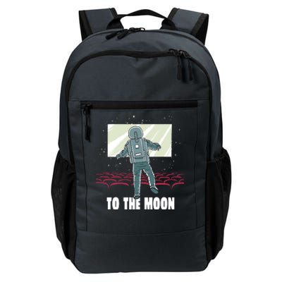 To The Moon Astronaut Movie Theatre Daily Commute Backpack