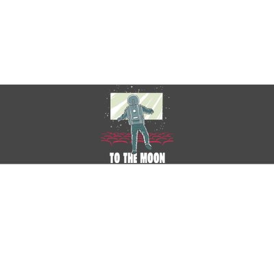 To The Moon Astronaut Movie Theatre Bumper Sticker