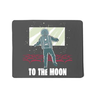 To The Moon Astronaut Movie Theatre Mousepad