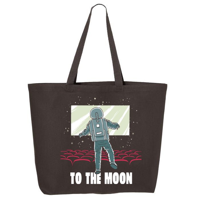 To The Moon Astronaut Movie Theatre 25L Jumbo Tote