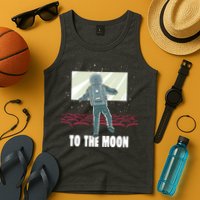 To The Moon Astronaut Movie Theatre Tank Top