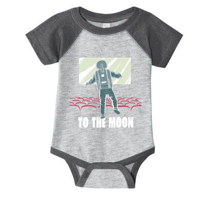 To The Moon Astronaut Movie Theatre Infant Baby Jersey Bodysuit