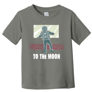 To The Moon Astronaut Movie Theatre Toddler T-Shirt