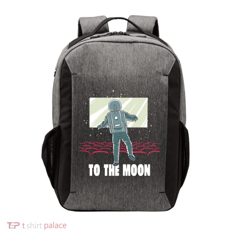 To The Moon Astronaut Movie Theatre Vector Backpack