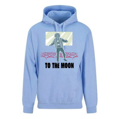 To The Moon Astronaut Movie Theatre Unisex Surf Hoodie