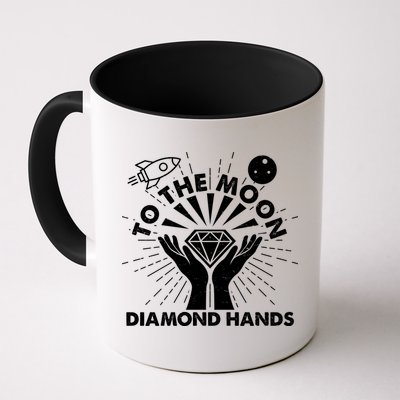 To The Moon Diamond Hands Crypto Currency Mug