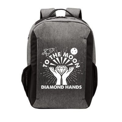 To The Moon Diamond Hands Crypto Currency Vector Backpack