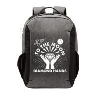 To The Moon Diamond Hands Crypto Currency Vector Backpack