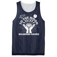 To The Moon Diamond Hands Crypto Currency Mesh Reversible Basketball Jersey Tank