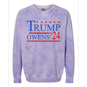 Trump Owens 2024 Colorblast Crewneck Sweatshirt