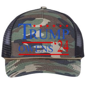 Trump Owens 2024 Retro Rope Trucker Hat Cap